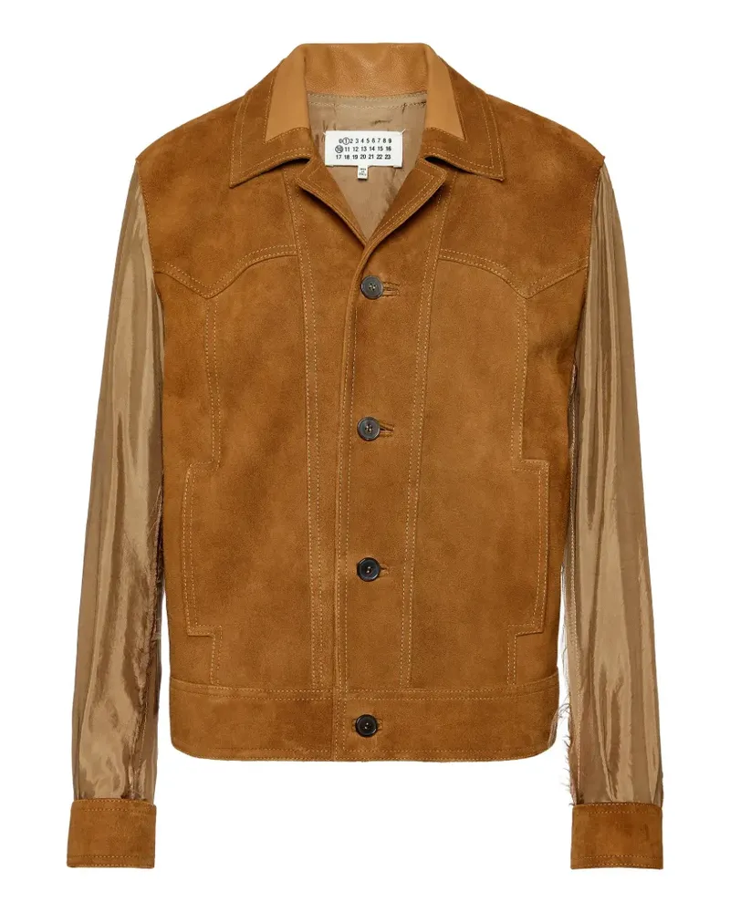 Maison Margiela Bomberjacke aus Wildleder - Braun Braun