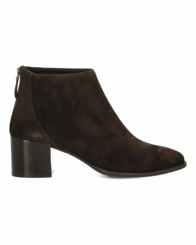 Julie Dee suede block-heel ankle boots - Braun Braun