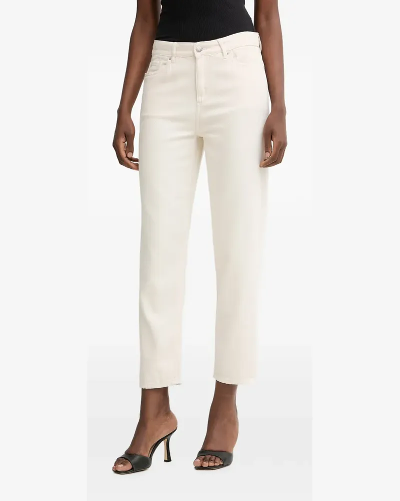 Armani Exchange logo-patch jeans - Nude Nude
