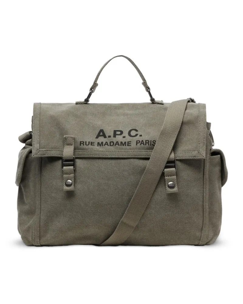 A.P.C. Recuperation Kuriertasche - Grün Grün