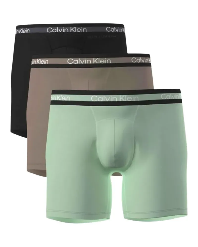Calvin Klein 3-pack logo-waistband boxer briefs - Schwarz Schwarz