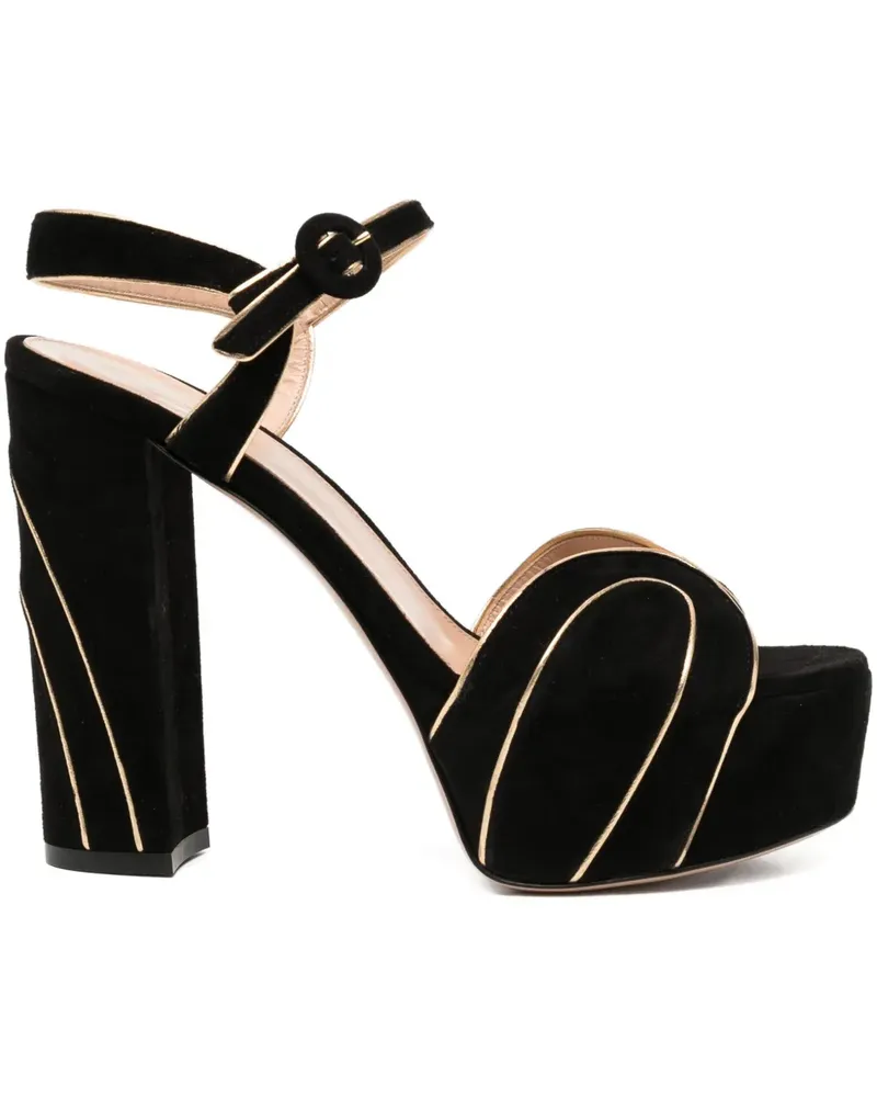 Gianvito Rossi Tamara Sandalen 125mm - Schwarz Schwarz
