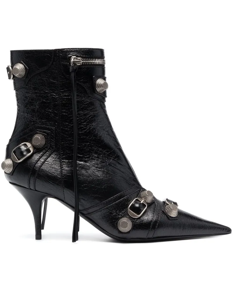 Balenciaga Cagole Stiefeletten 70mm - Schwarz Schwarz