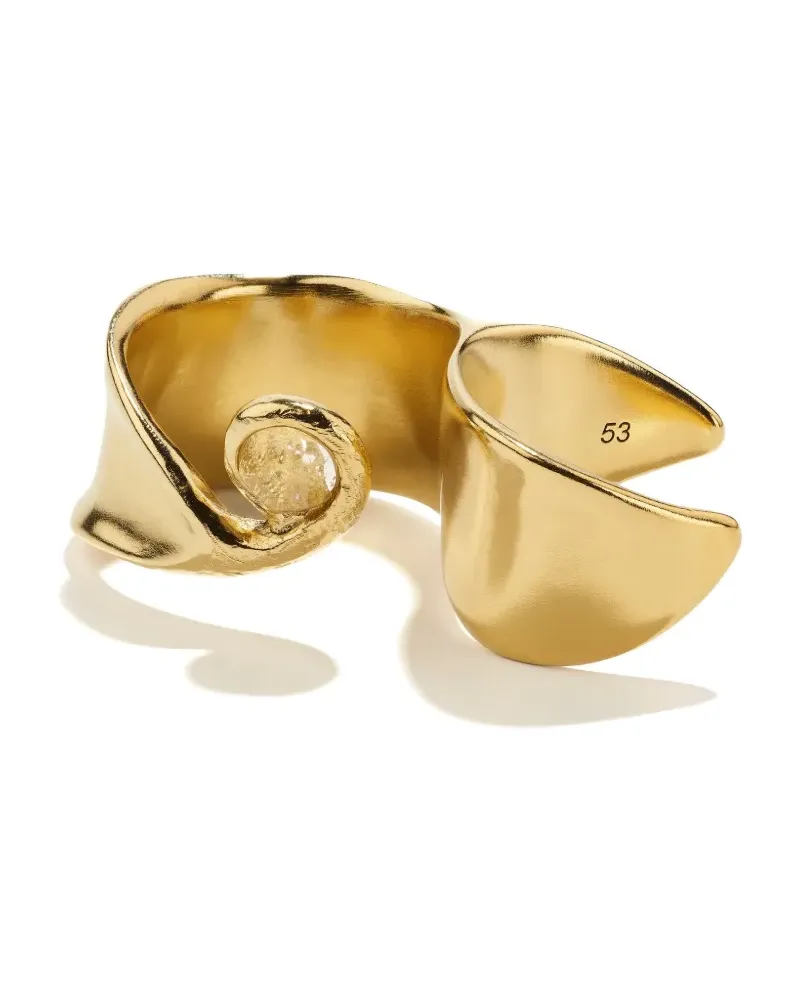 Goossens Paris Doppelter Feuillage Ring - Gold Gold