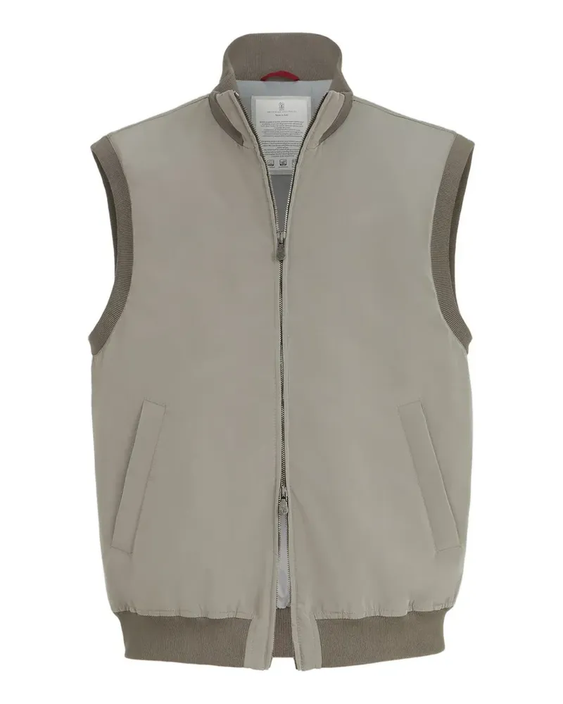 Brunello Cucinelli Nylonweste mit Thermore®-Wattierung - Grau Grau