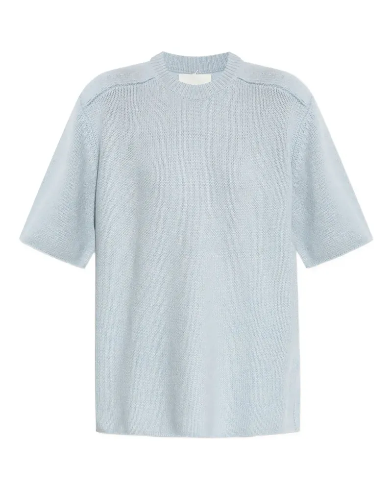 Lisa Yang Geripptes T-Shirt - Blau Blau