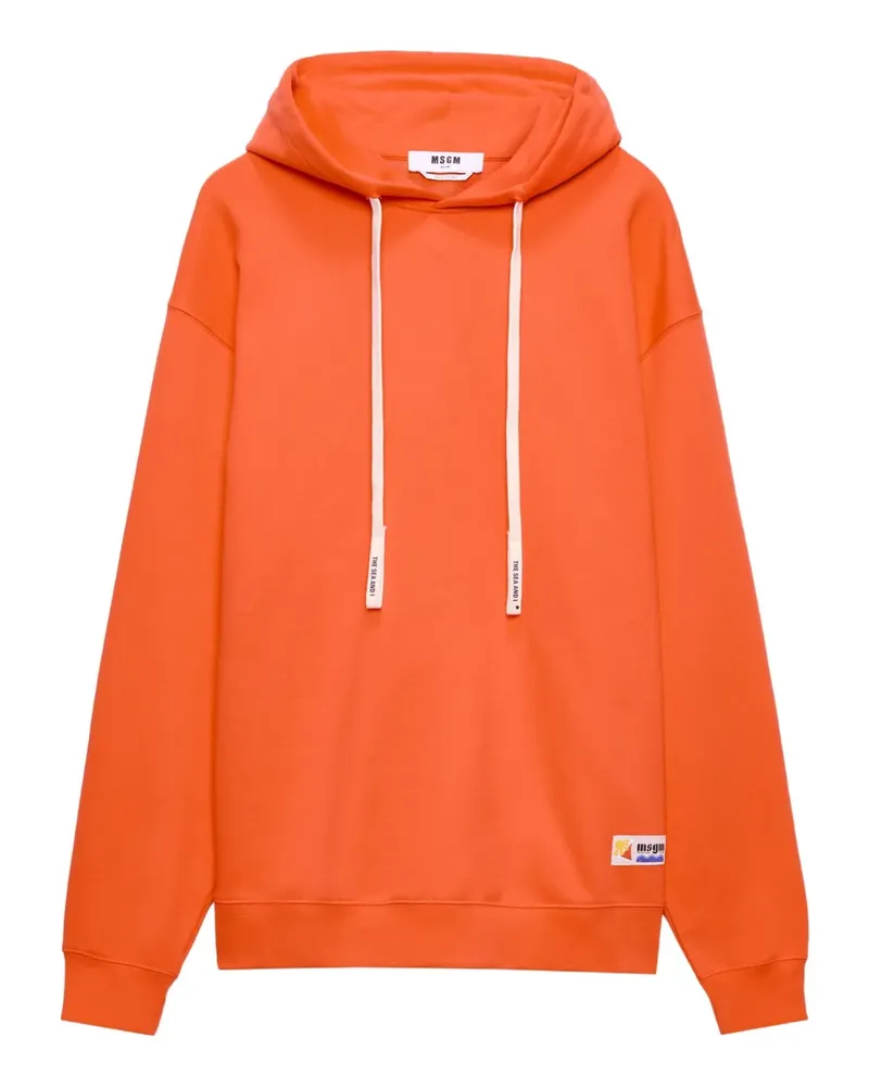 MSGM Klassischer Hoodie - Rot Rot