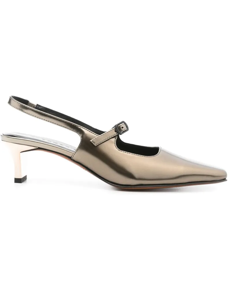 Robert Clergerie Suzie Pumps 55mm - Gold Gold