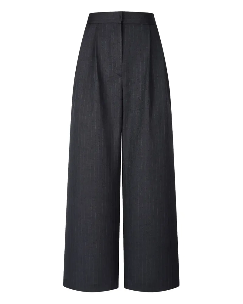 STUDIO TOMBOY Weite Hose mit Nadelstreifen - Grau Grau