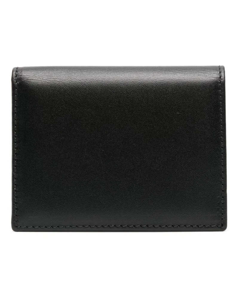 Comme des Garçons Portemonnaie mit Klappe - Schwarz Schwarz