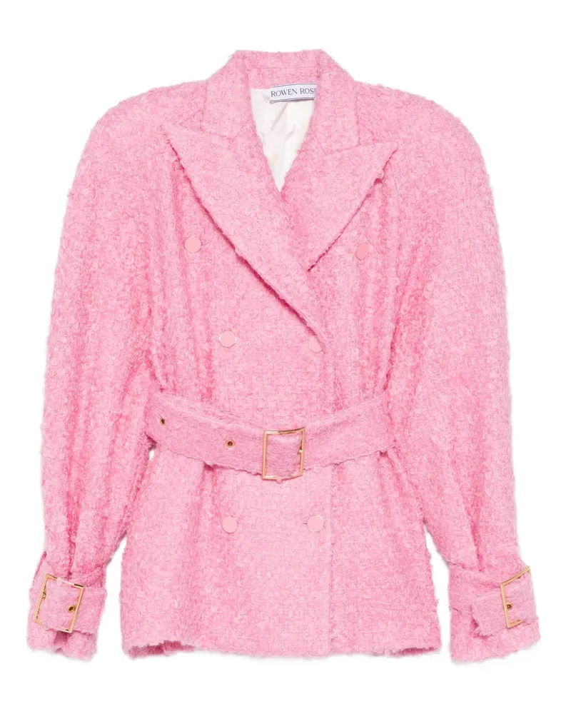 Rowen Rose Cabanjacke mit Gürtel - Rosa Rosa