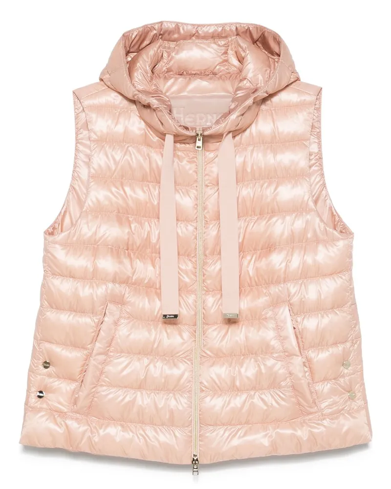 Herno Gefütterte Weste - Rosa Rosa