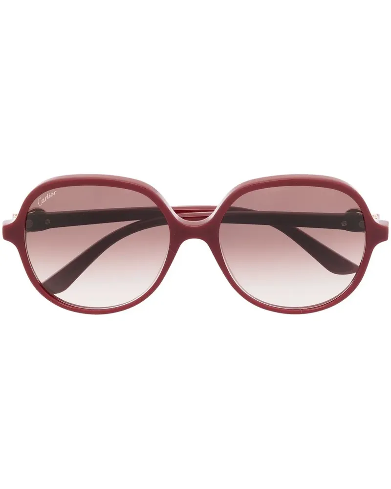 Cartier CT0350S Oversized-Sonnenbrille - Rot Rot