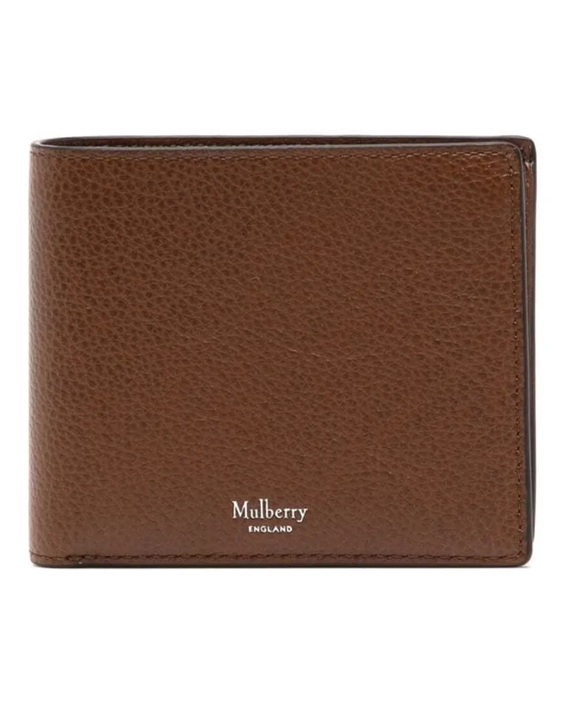 Mulberry Portemonnaie aus strukturiertem Leder Braun