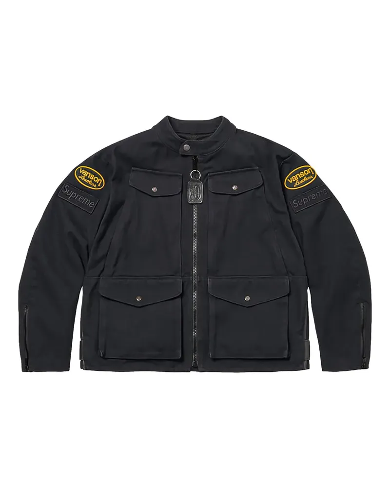 Supreme Being x Vanson Leathers Cordura-Jacke - Schwarz Schwarz