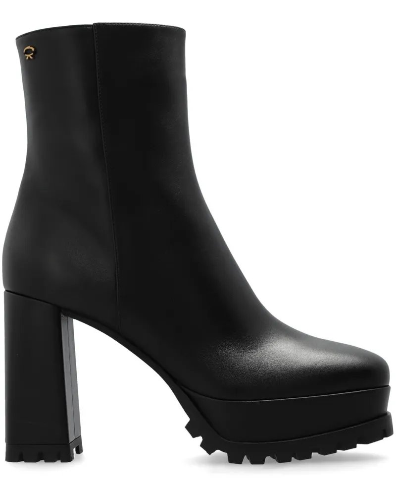 Gianvito Rossi Harlem Stiefel 70mm - Schwarz Schwarz