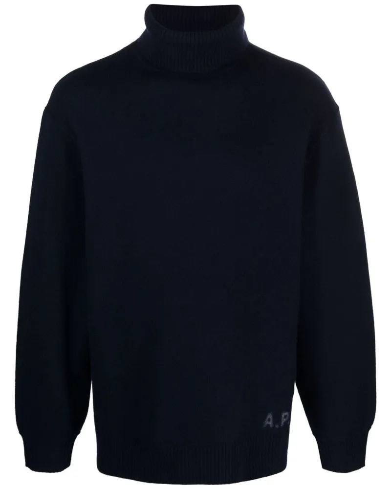 A.P.C. Walter Pullover Blau