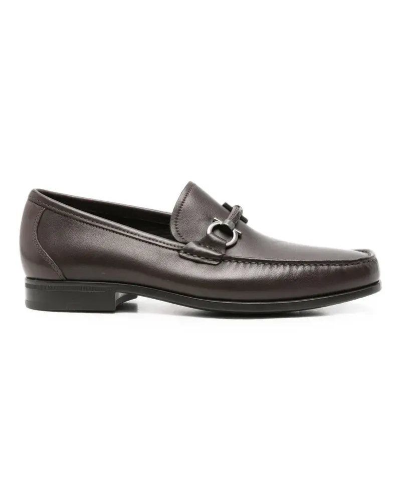 Ferragamo Loafer mit Gancini-Schild - Braun Braun