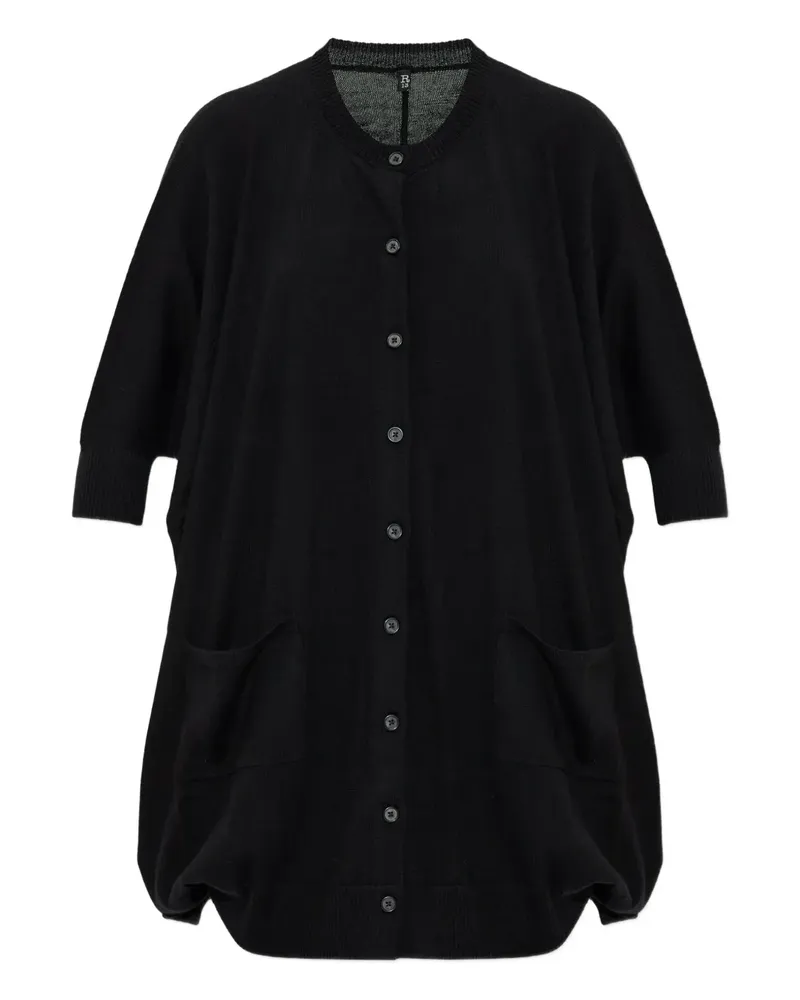 R13 Geknöpfter Cardigan - Schwarz Schwarz