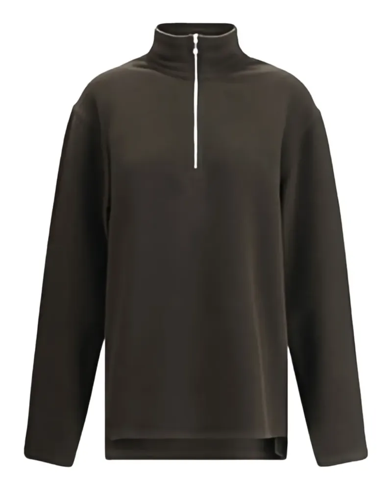 Rier Stehkragen-Jacke mit kurzem Reißverschluss - Braun Braun