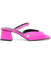 Just Cavalli Mules mit Nieten 60mm Rosa