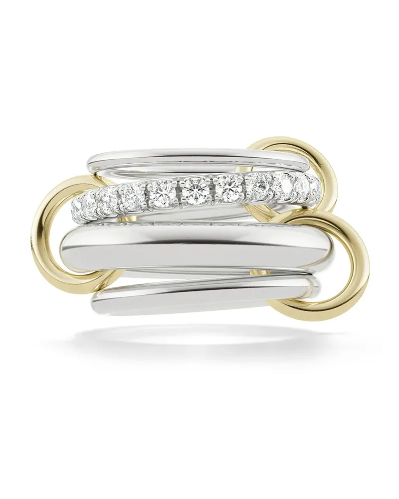 Spinelli Kilcollin Luna Ring aus Sterlingsilber mit Diamant - Weiß Weiß