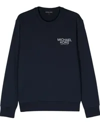 Michael Kors Pullover mit Logo-Applikation Blau