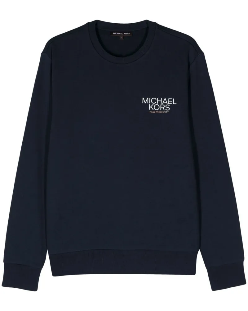 Michael Kors Pullover mit Logo-Applikation Blau