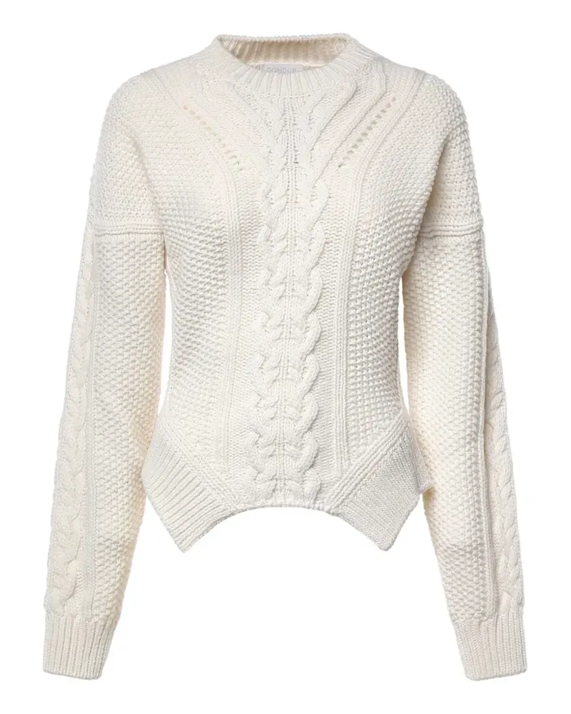 Dondup cable-knit drop-shoulder sweater - Weiß Weiß