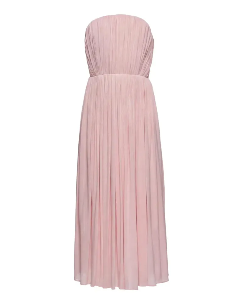 Magda Butrym Schulterfreies Kleid mit Falten - Rosa Rosa