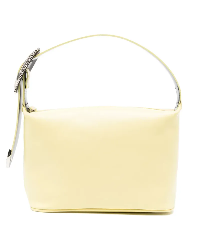 Toga Schultertasche aus Leder - Gelb Gelb