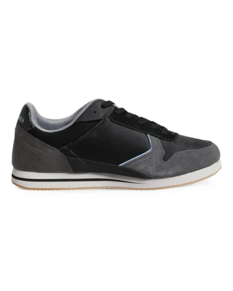 Trussardi Sneakers mit Einsätzen - Schwarz Schwarz