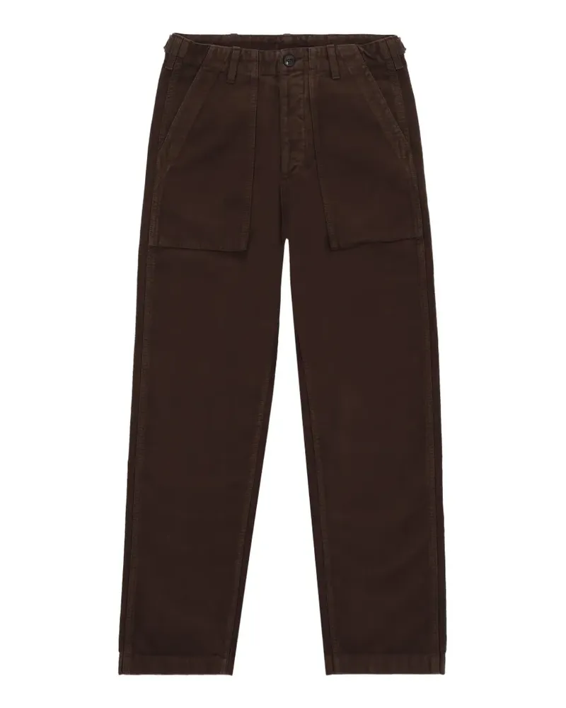 Fortela Newfatigue patch-pocket trousers - Braun Braun