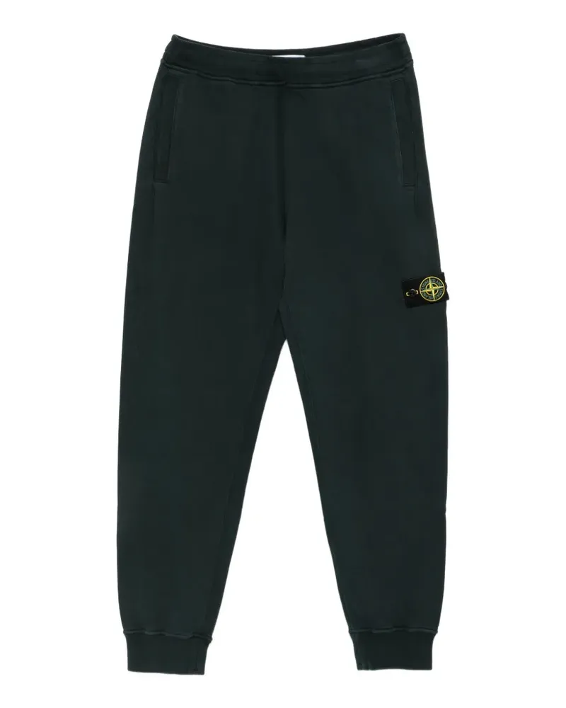 Stone Island logo-patch track pants - Grün Grün