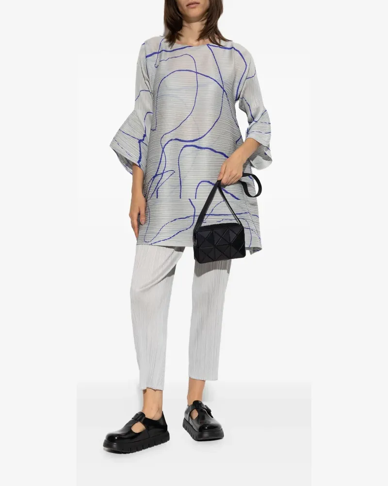 Issey Miyake Plissierte Hose - Grau Grau