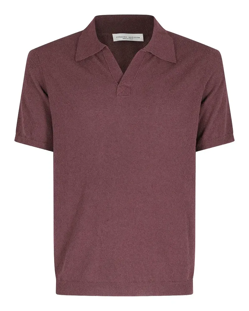 Roberto Collina V-neck T-shirt - Rot Rot