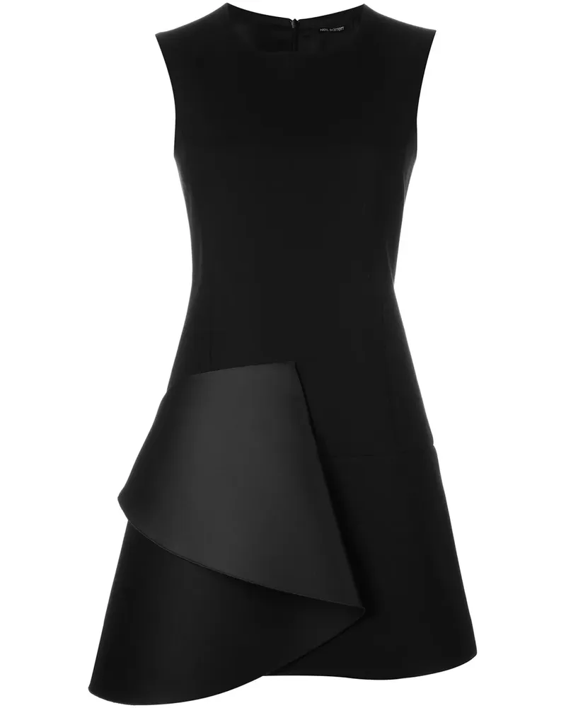Neil Barrett Ärmelloses Kleid - Schwarz Schwarz