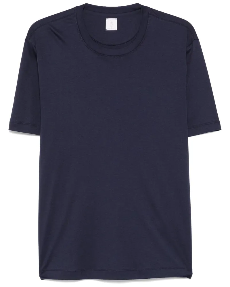 Eleventy T-Shirt aus Jersey - Blau Blau
