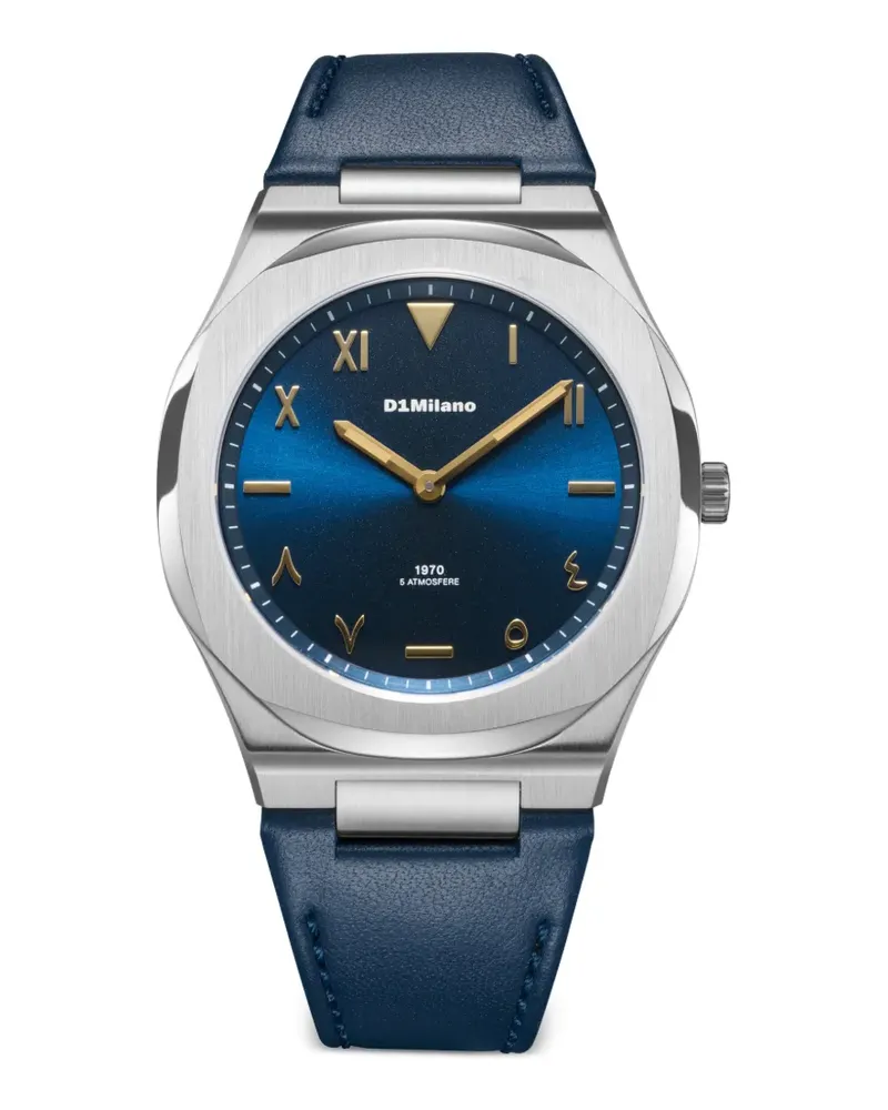 D1 Milano Oceanline Ultra Thin Armbanduhr 39mm - Blau Blau