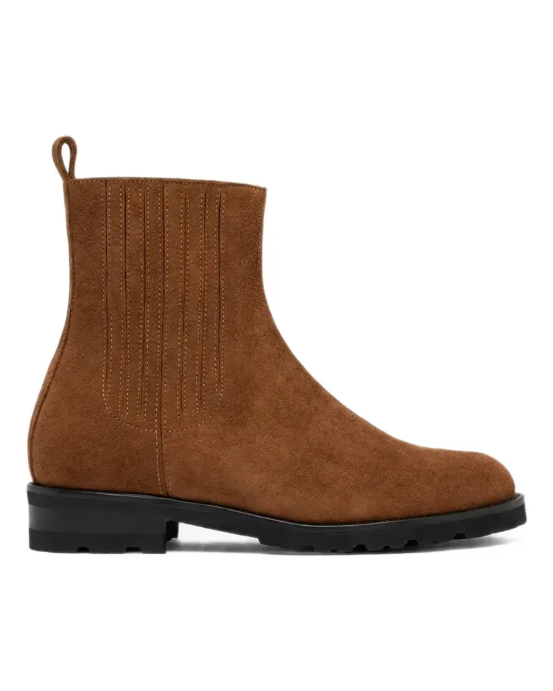 Carel Chouchou suede ankle boots - Braun Braun