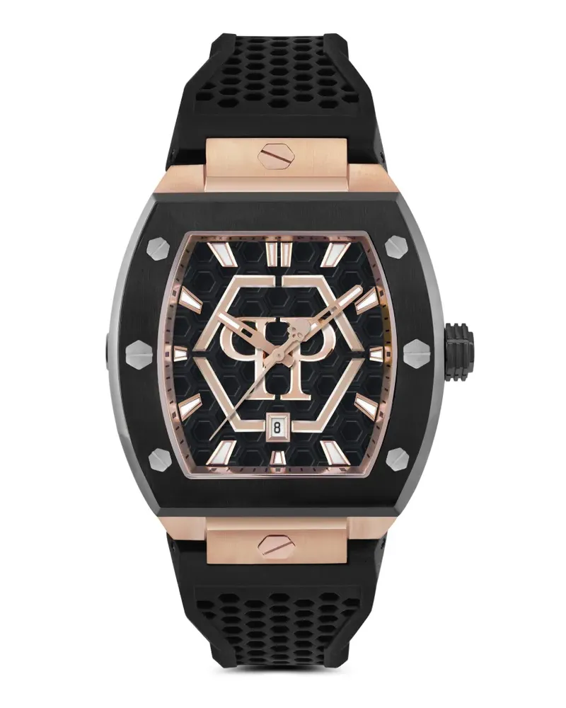 Philipp Plein The Hexagon Phantom Armbanduhr 44mm - Schwarz Schwarz