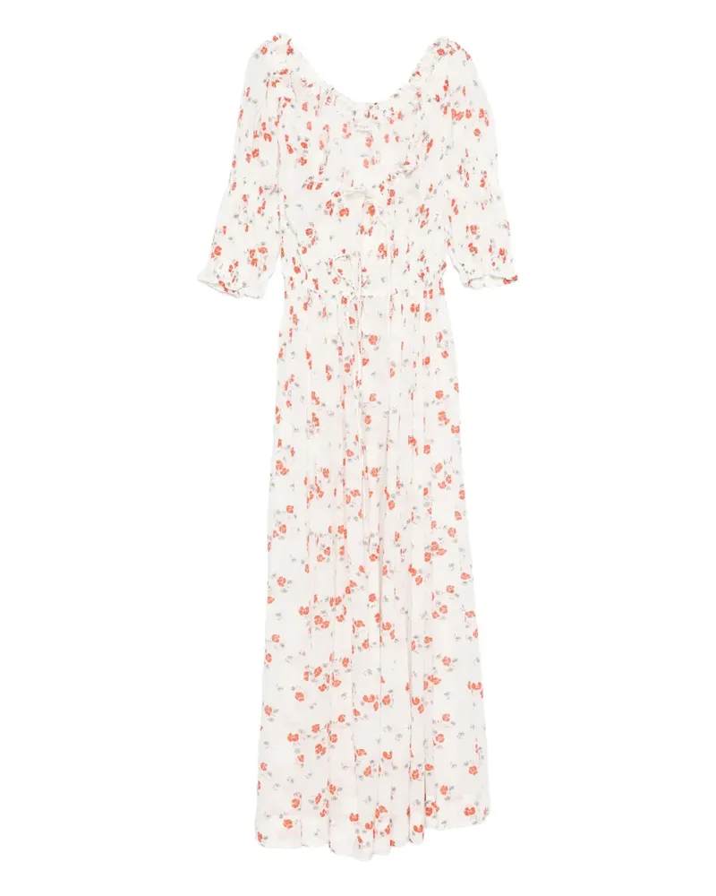 DÔEN Ischia Maxikleid - Braun Braun
