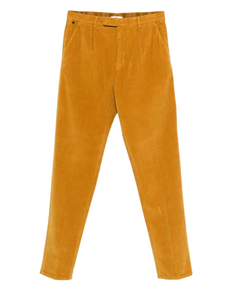 GTA Cordhose mit Falten - Gelb Gelb