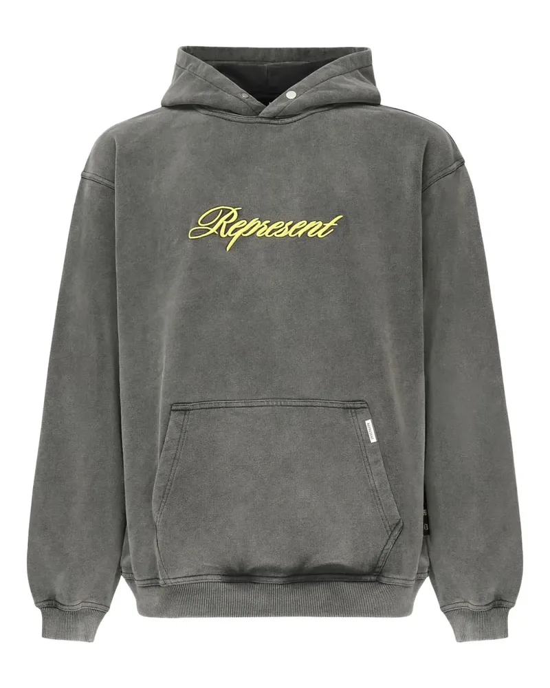REPRESENT Hoodie mit Stickerei - Grau Grau