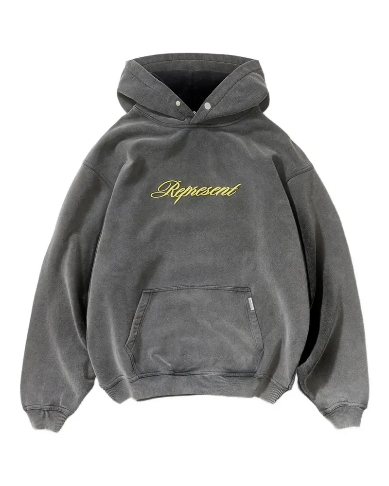 REPRESENT Hoodie mit Stickerei - Grau Grau