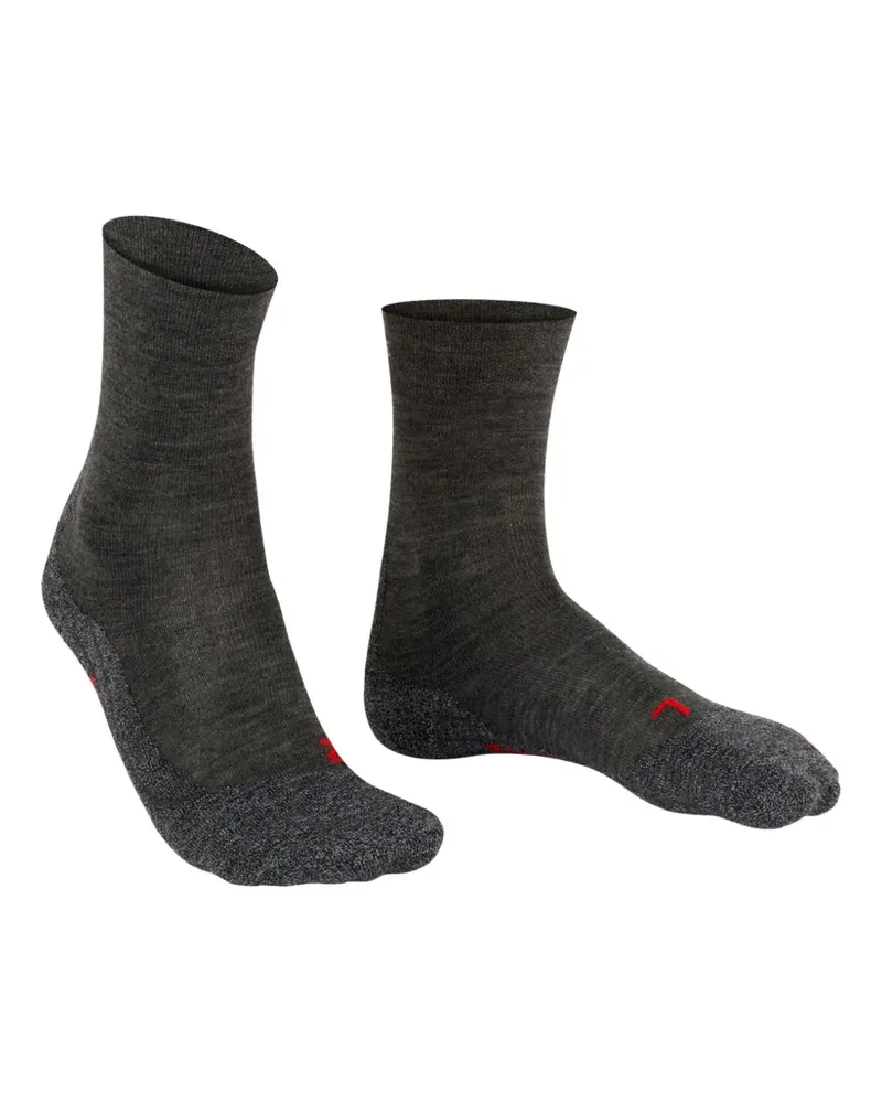 Falke TK2 Explore Sensitive patterned socks - Grau Grau