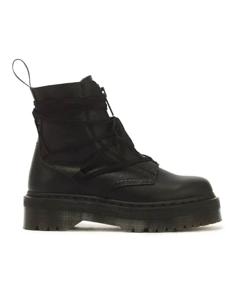 Dr.Martens Jarrick II lace-up zipped calf leather boots - Schwarz Schwarz