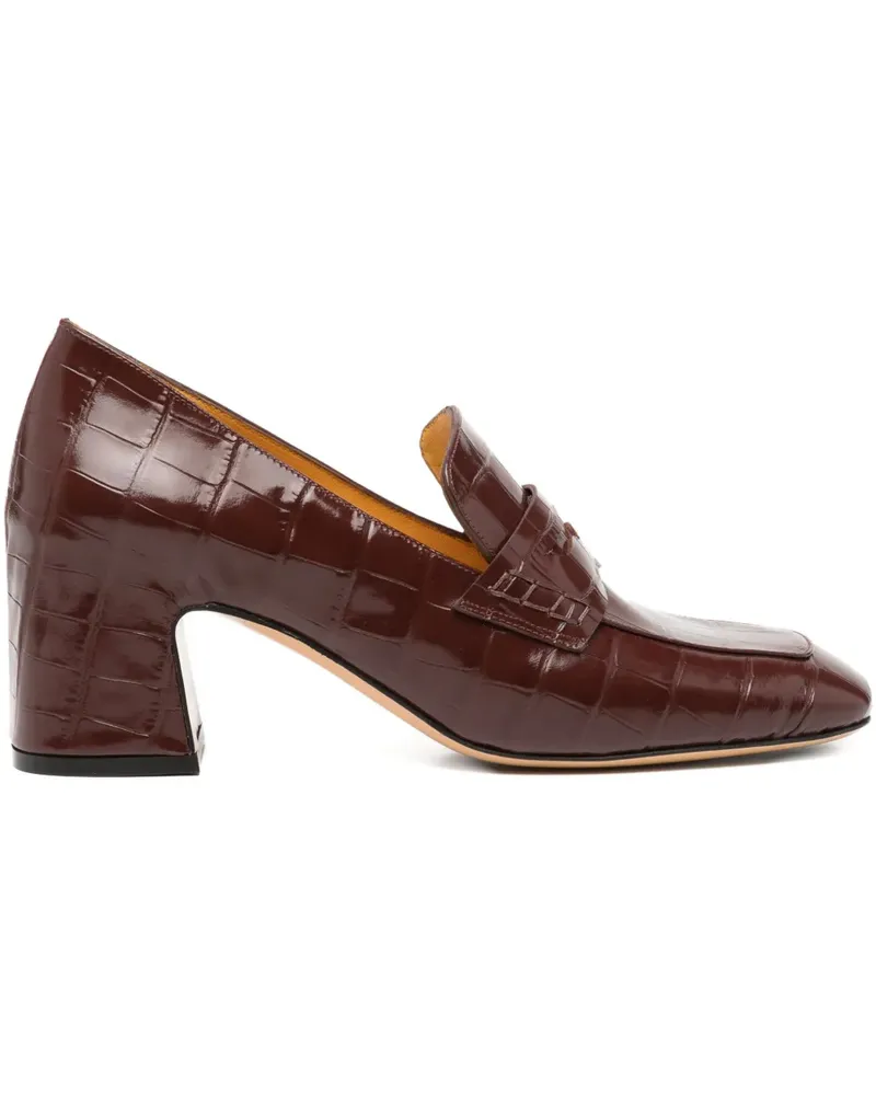 MADISON.MAISON Moc Croc Pumps 60mm - Braun Braun