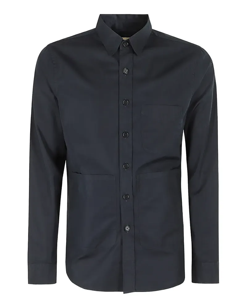 ASPESI poplin patch-pocket shirt - Blau Blau