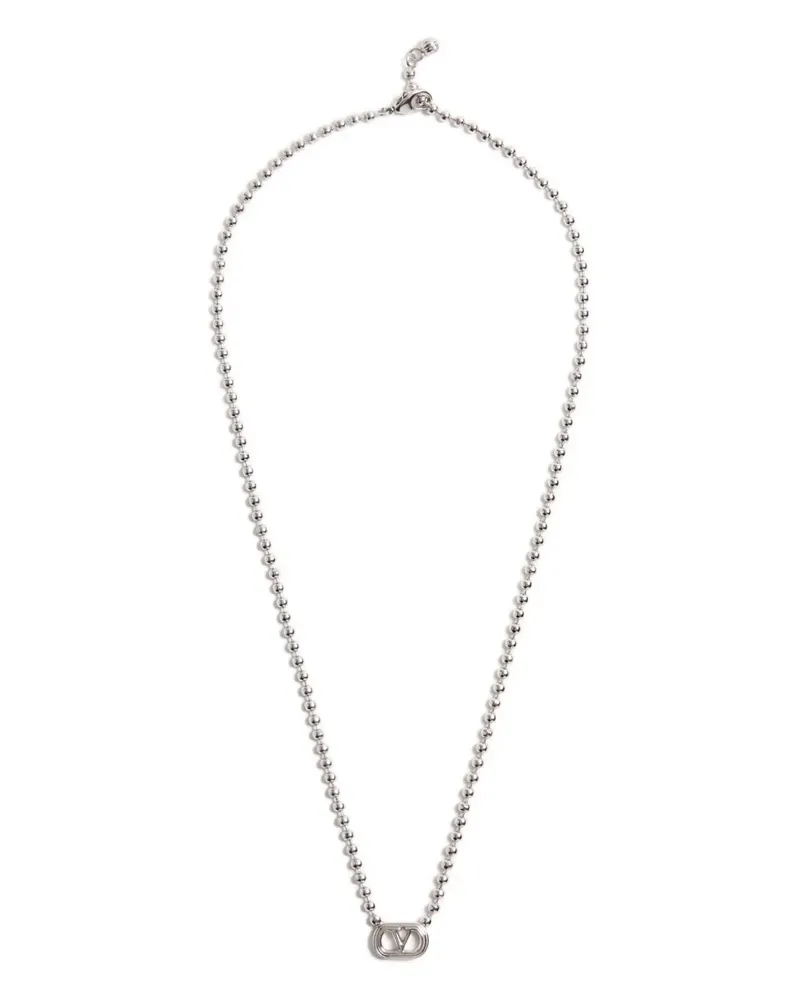 Valentino Garavani Ovalette Halskette - Silber Silber